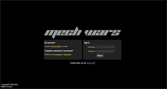 Desktop Screenshot of mech-wars.net